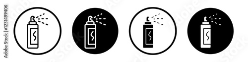 Air freshener icons pack in black and white versions for web.