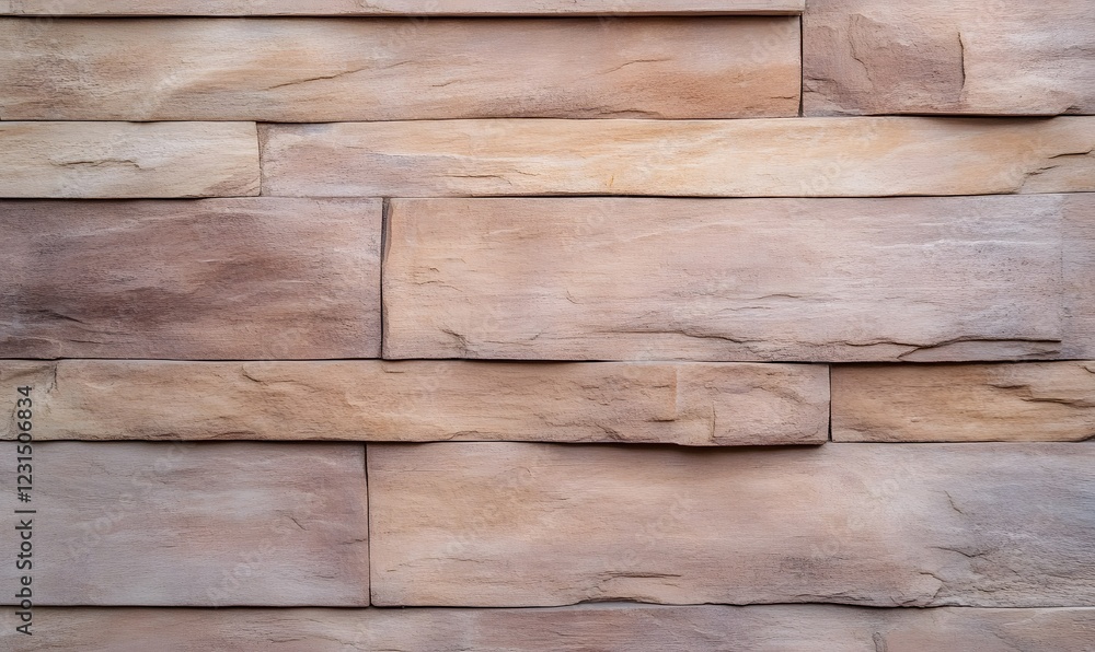 Naklejka premium brown brick wall background, Generative AI