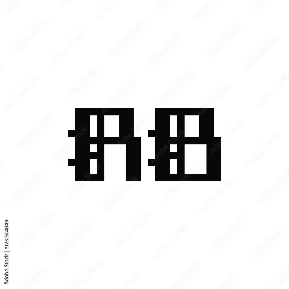 RB monogram logo design letter text name symbol monochrome logotype alphabet character simple logo RB monogram logo design letter text name symbol monochrome logotype alphabet character simple logo