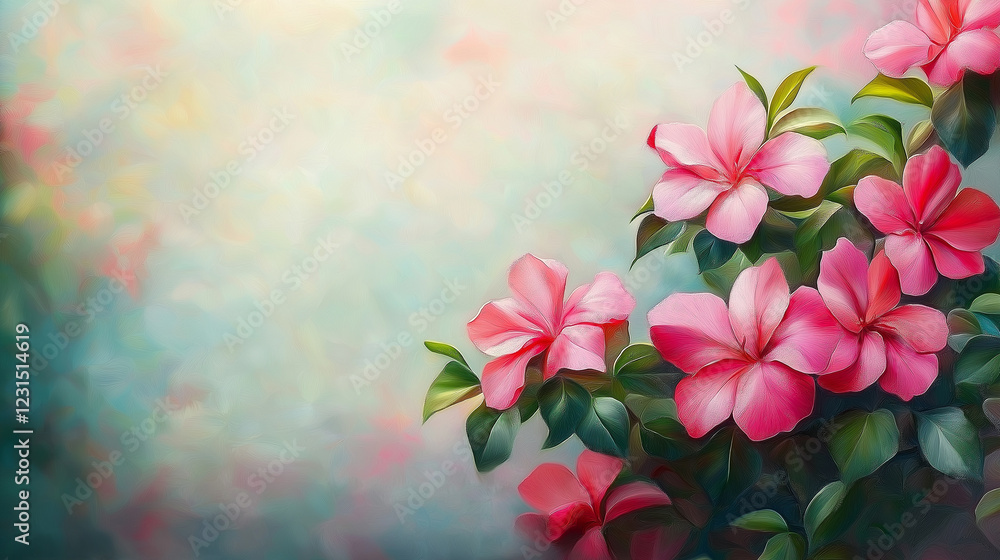 Flowering morning. Flowering morning.