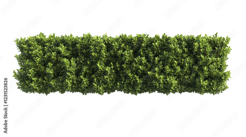 Lush green hedge providing privacy in a well-maintained garden setting surrounded by blooming flowers and vibrant foliage