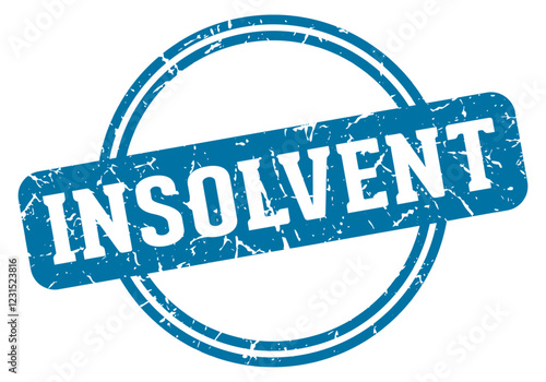 insolvent stamp
