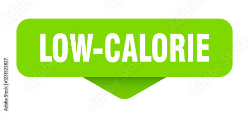 low-calorie sticker. low-calorie sign on transparent background