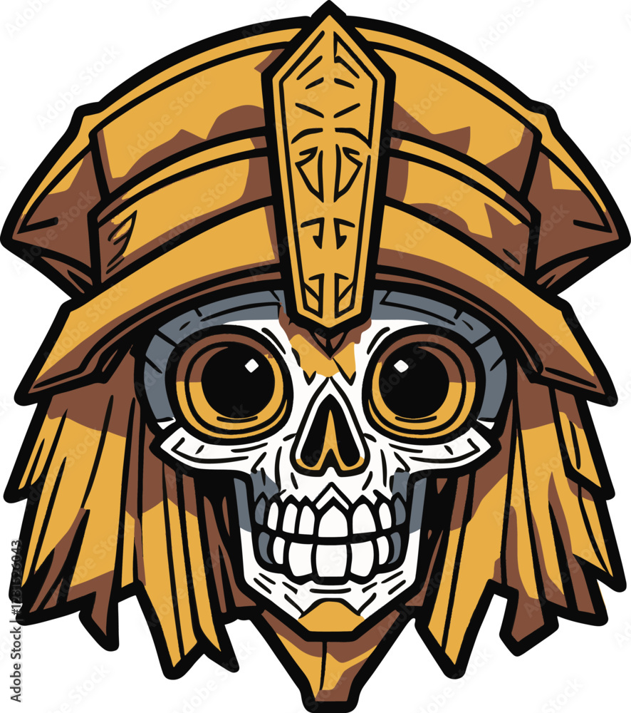 egyptian skull vector. skull logo egyptian skull vector. skull logo