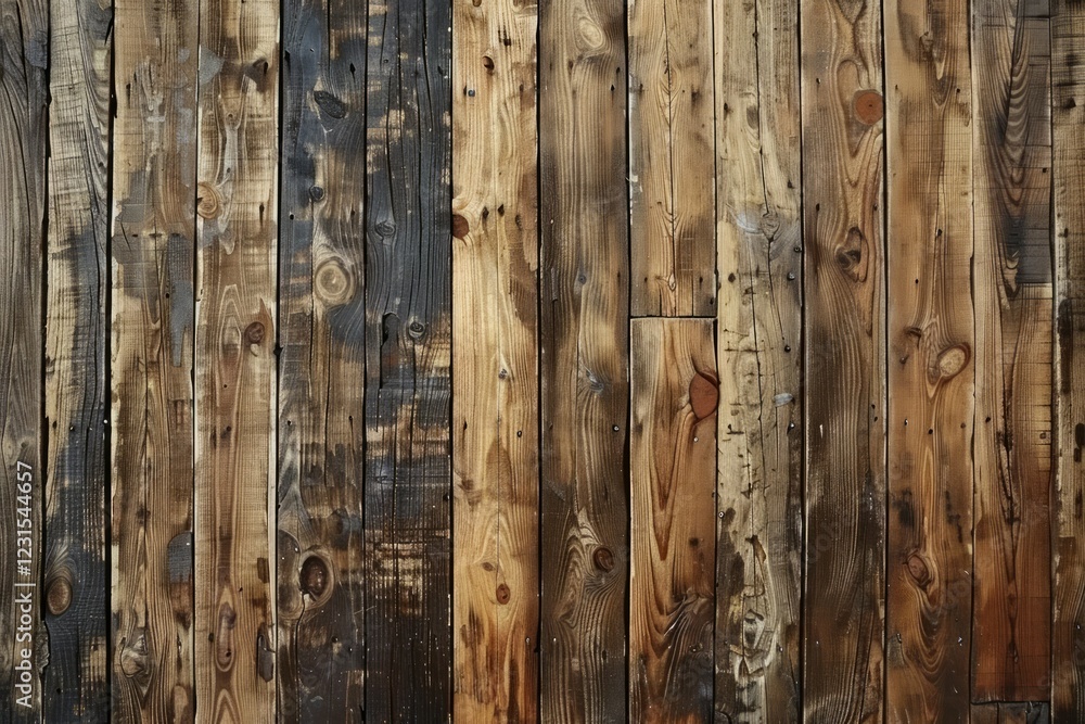 Fototapeta premium Image of old wooden fence or wall pattern. Texture for background usage