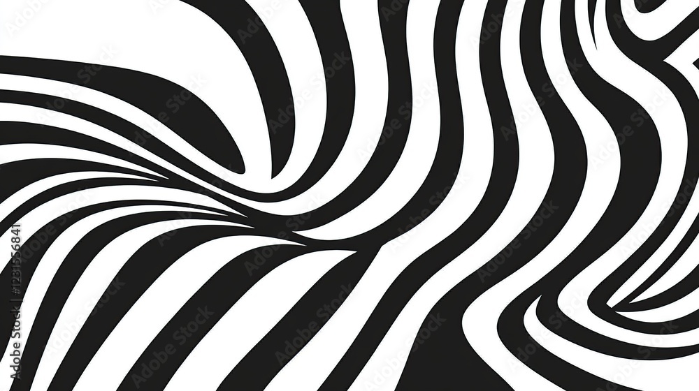 Abstract swirling black white lines; graphic design background Abstract swirling black white lines; graphic design background