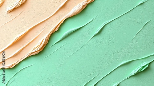 Vibrant paint texture in pastel colors.
