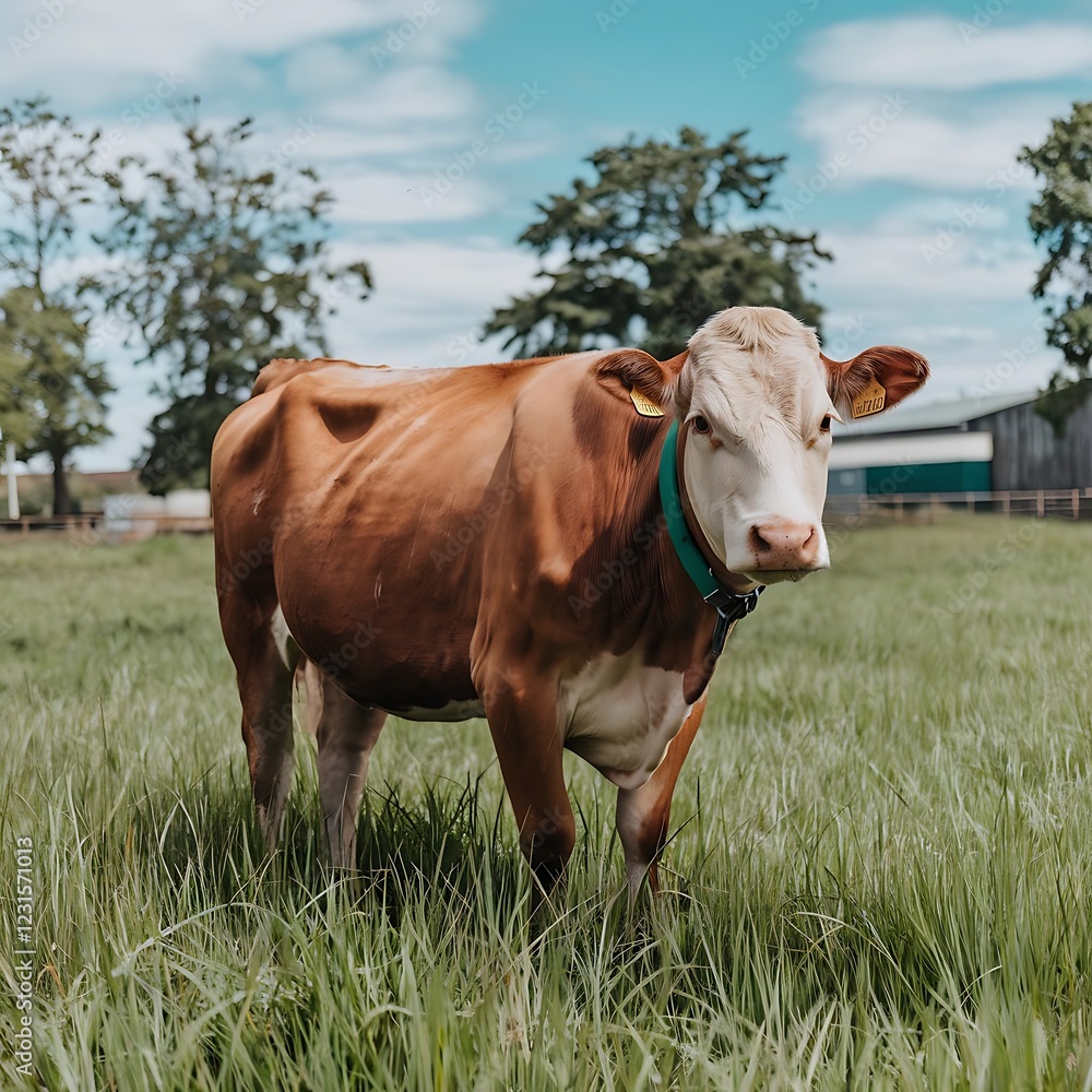 cow on a meadow cow on a meadow