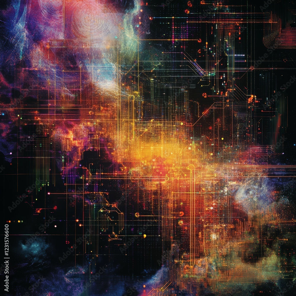 Futuristic Digital Circuitry Explores the Interplay of Technology and Innovation Futuristic Digital Circuitry Explores the Interplay of Technology and Innovation
