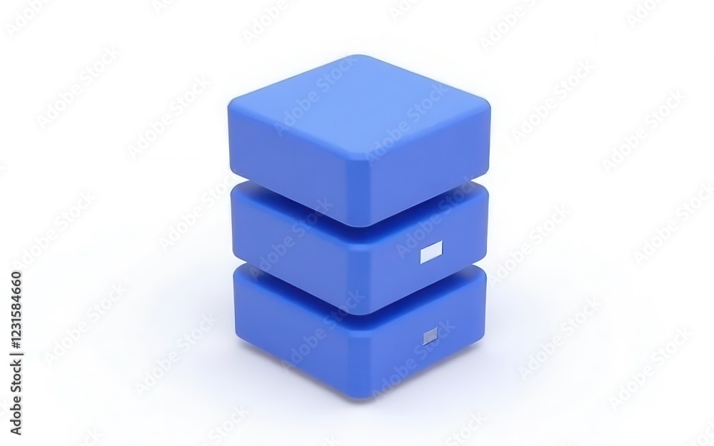 Obraz premium Edge computing server icon highlighting decentralized processing isolated on white background ideal for modern computing infrastructure
