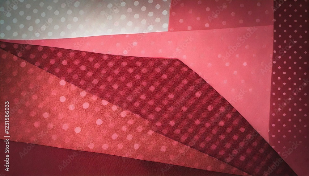 Fototapeta premium pink background with Polka dot pattern