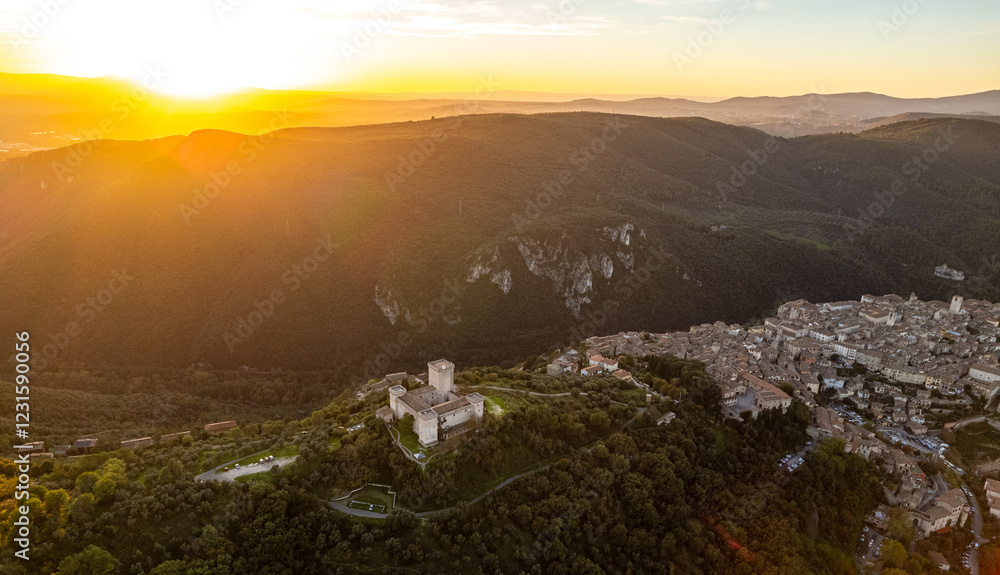 Obraz premium Italia castello di Narni