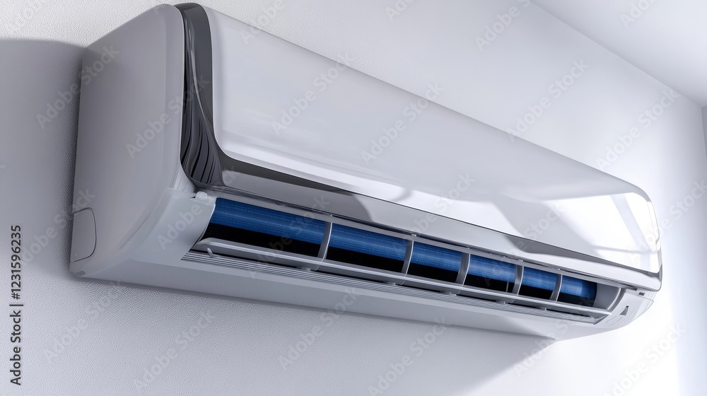 White Wall Mounted Air Conditioner Unit White Wall Mounted Air Conditioner Unit