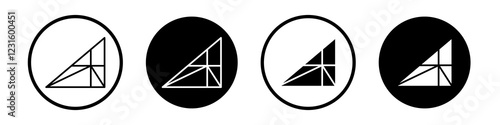 Joist icon collection in black and white filled and outlined style for web.