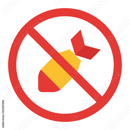No War flat icon