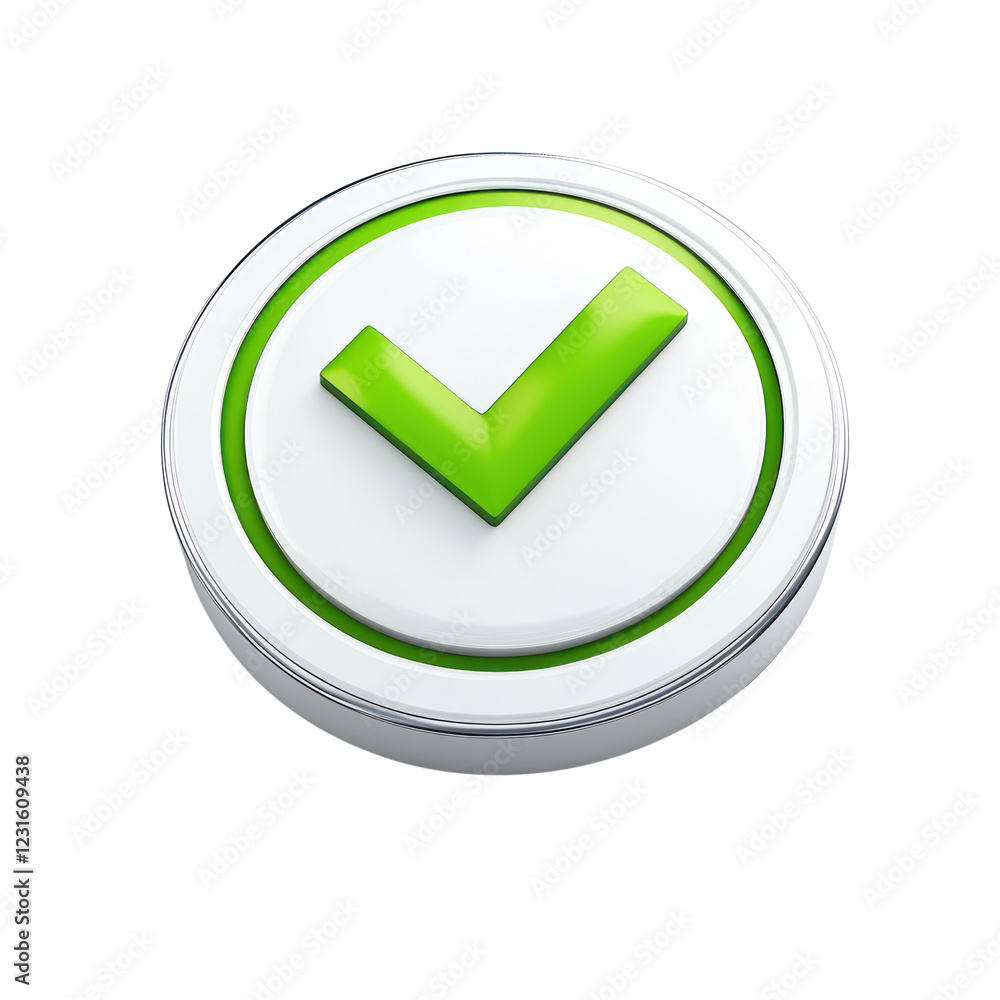 Green check mark icon on a circular base suitable for design projects, isolated on a transparent background, png, alpha Green check mark icon on a circular base suitable for design projects, isolated on a transparent background, png, alpha