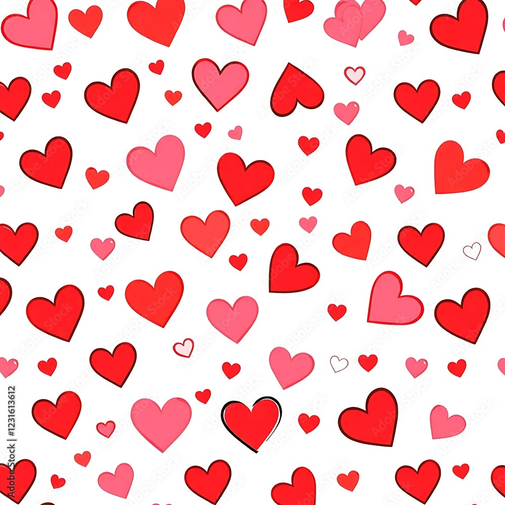 Valentine's Day cartoon background Valentine's Day cartoon background