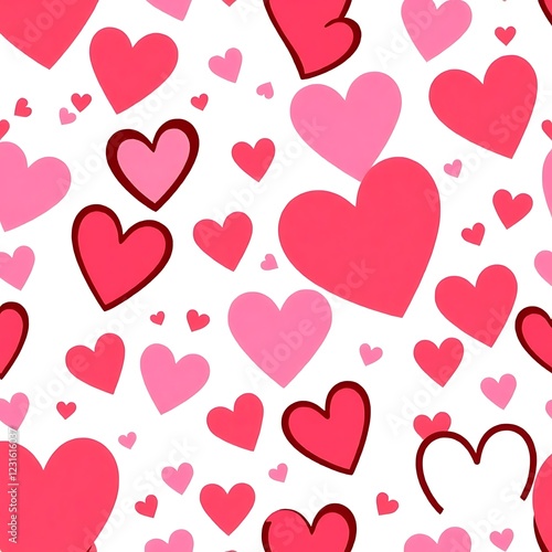 Valentine's Day cartoon background