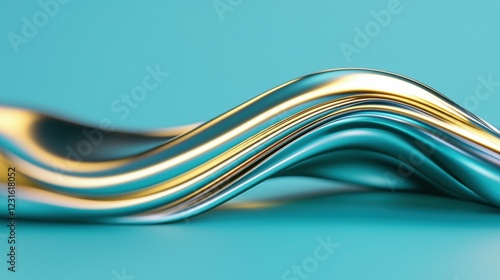 Wallpaper Mural Abstract wave design with vibrant colors. Torontodigital.ca