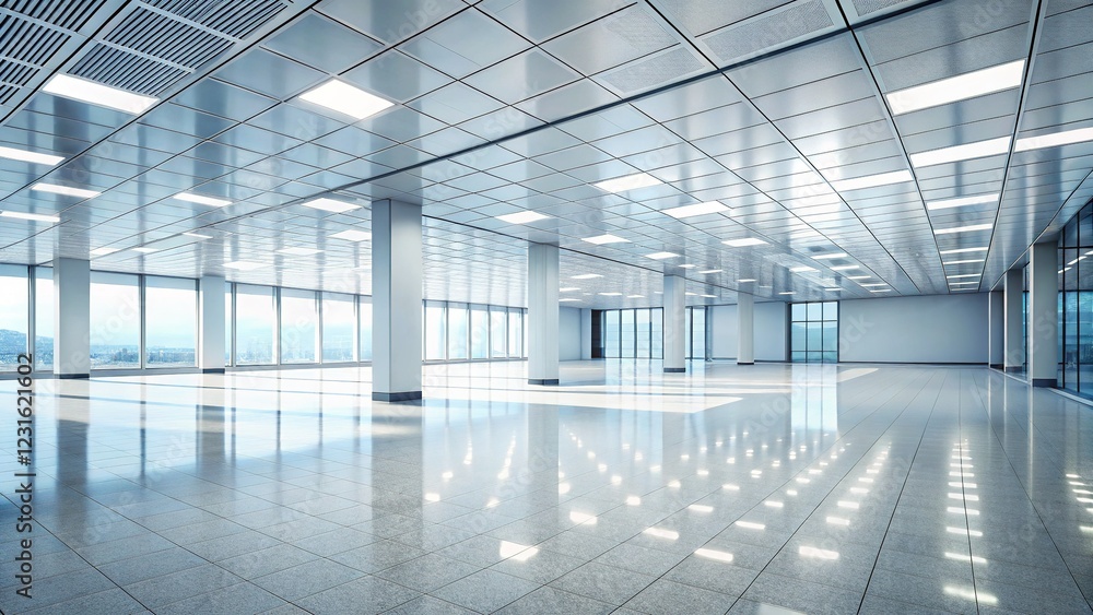 Empty Square Ground Floor, Isolated White Background - Macro Photography Stock Photo Empty Square Ground Floor, Isolated White Background - Macro Photography Stock Photo