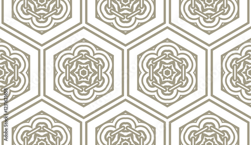 Geometric pattern with lines, rhombuses, simple form. Seamless vector background.