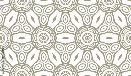seamless geometric pattern. modern ornament. vector illustration. design for fashion, interior, background