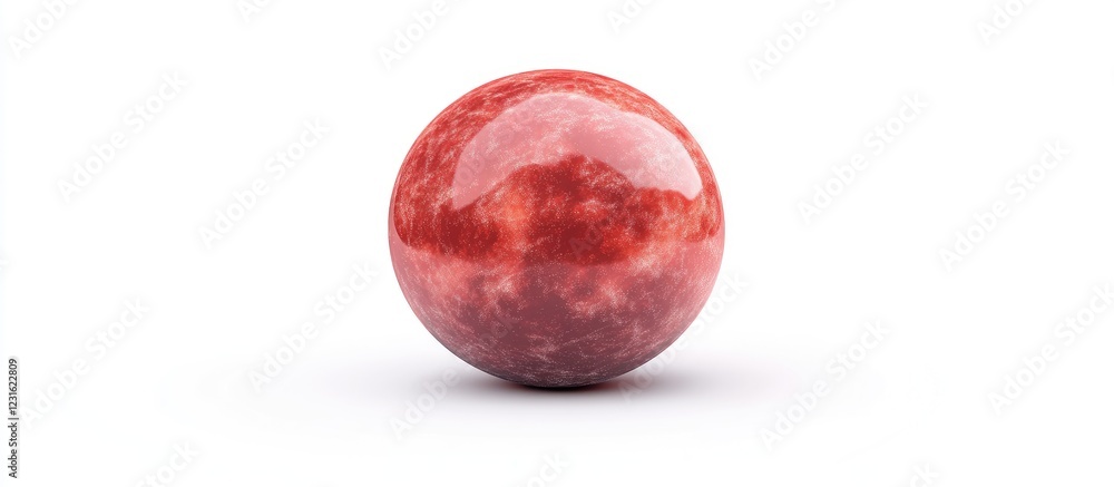 Isolated red dwarf star in vibrant red hues, centered on a clean white background, ideal for educational content and scientific presentations. Isolated red dwarf star in vibrant red hues, centered on a clean white background, ideal for educational content and scientific presentations.