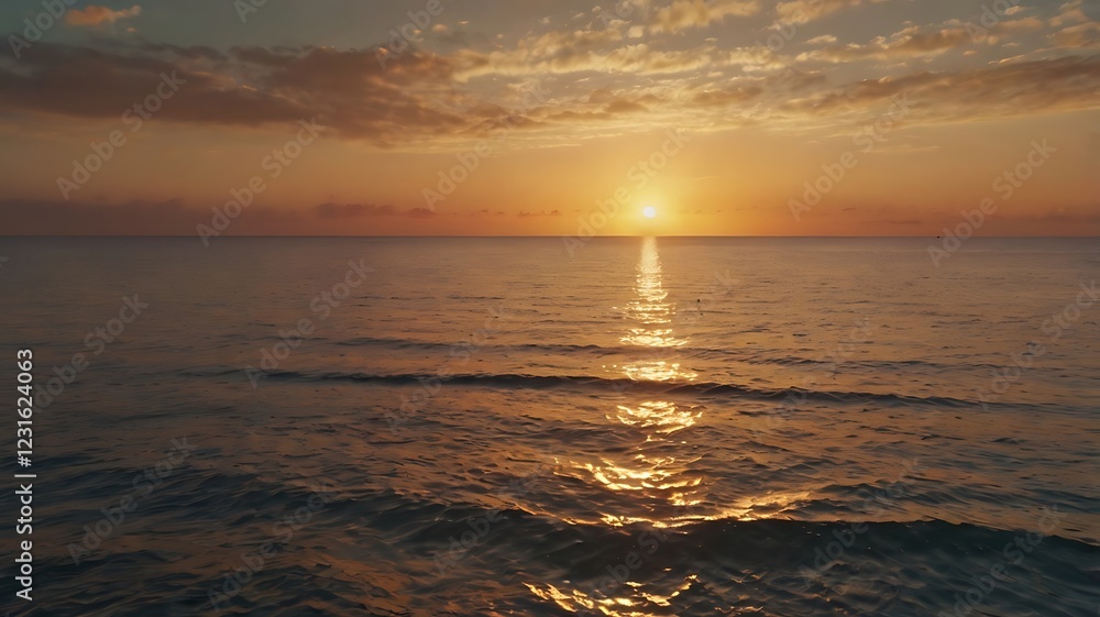 Obraz premium sunset over the sea