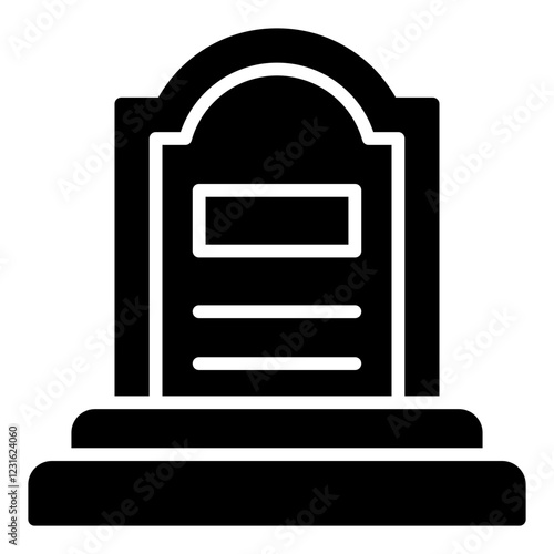 Grave glyph icon