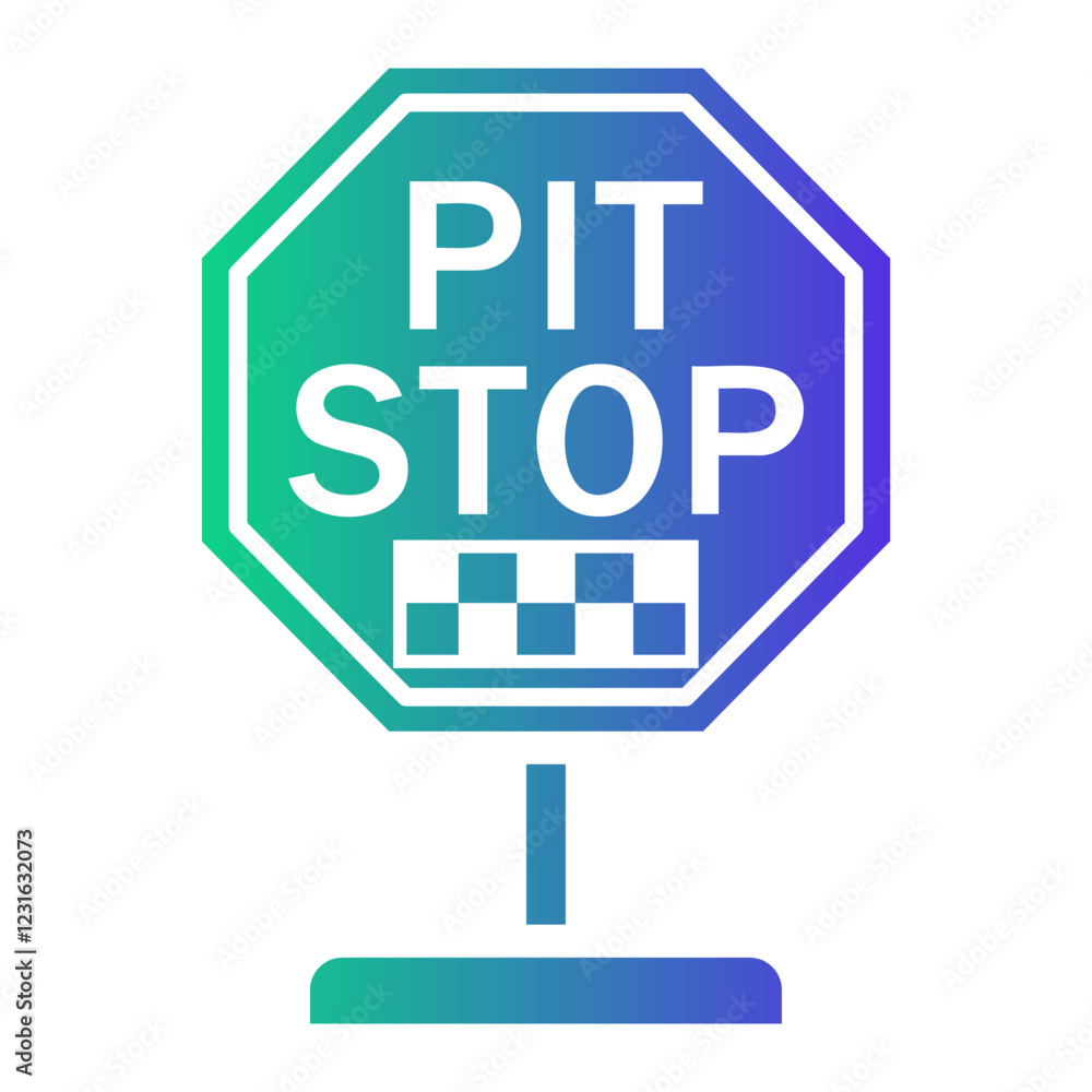 Obraz premium pit Gradient icon