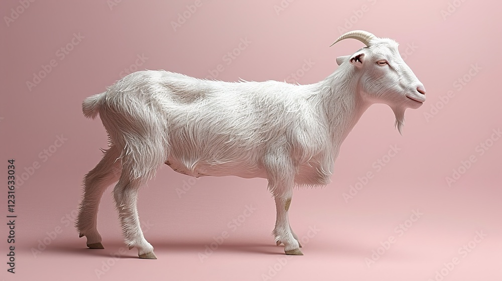 Generative AI Creates Adorable Goat in 3D - Eid ul Azha HD 8K wallpaper Photographic Image Generative AI Creates Adorable Goat in 3D - Eid ul Azha HD 8K wallpaper Photographic Image
