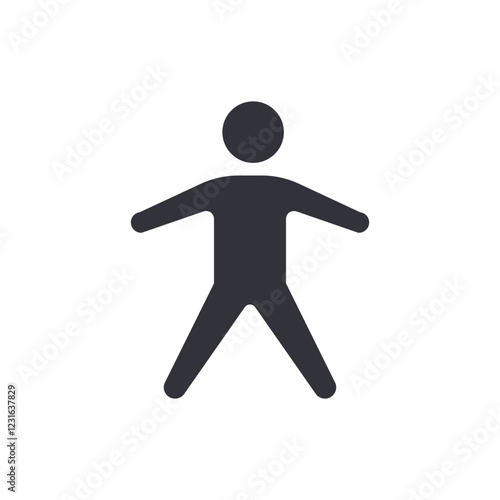 Workout movement solid icons, minimalist vector illustration ,simple transparent graphic element .Isolated on white background