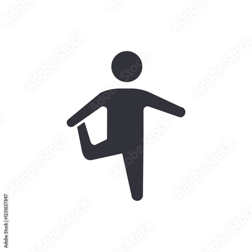 Workout movement solid icons, minimalist vector illustration ,simple transparent graphic element .Isolated on white background