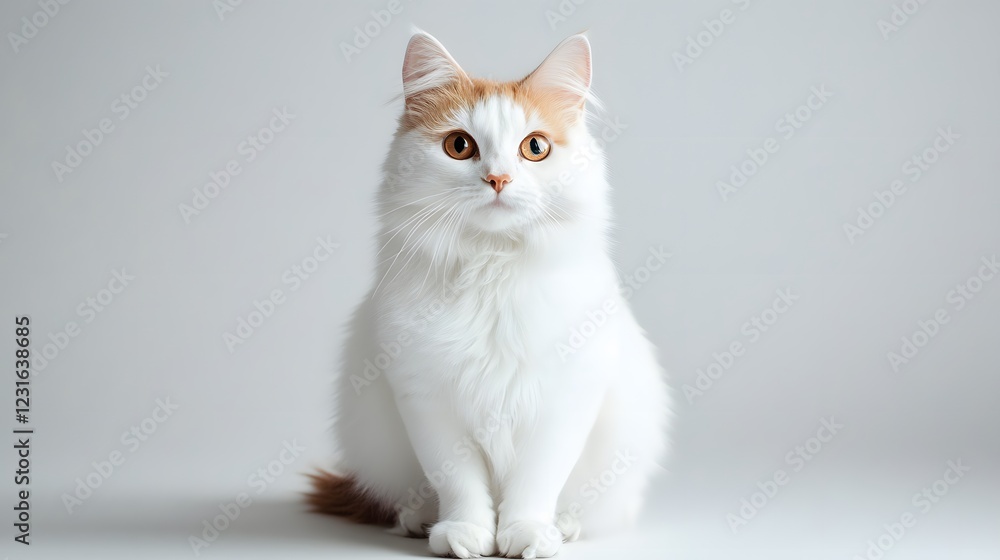 Obraz premium white persian cat