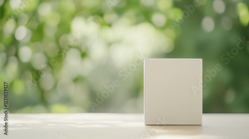 Blank Cube Mockup: A clean,...