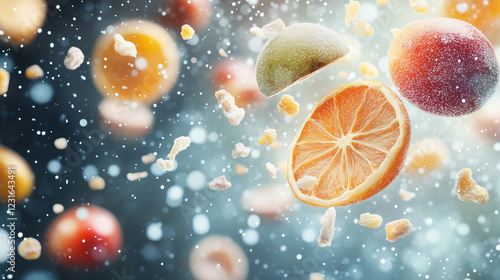 Citrus Burst: A vibrant sym...