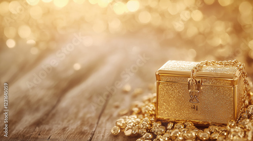 Golden Treasure Chest: A gl...