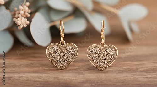 Heart-Shaped Earrings: Deli...