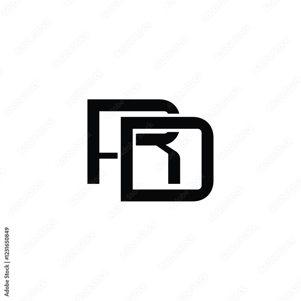 RD monogram logo design letter text name symbol monochrome logotype alphabet character simple logo RD monogram logo design letter text name symbol monochrome logotype alphabet character simple logo