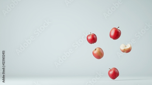 Floating Apples: Red and ye...