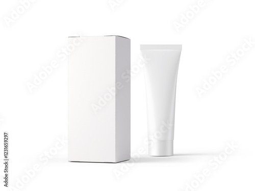 High-Quality Cosmetic Package Mockup transparent png