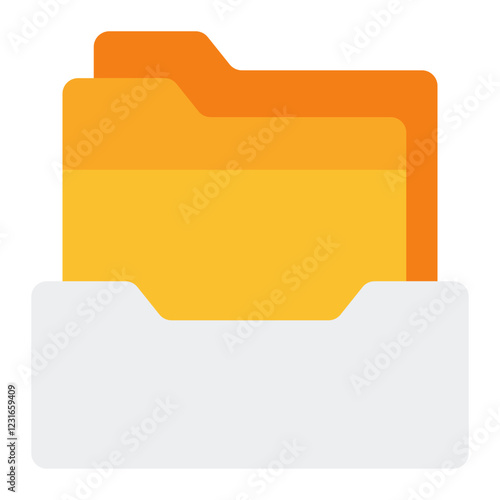 Archives flat icon