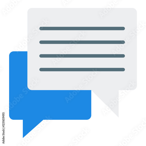 Communication flat icon