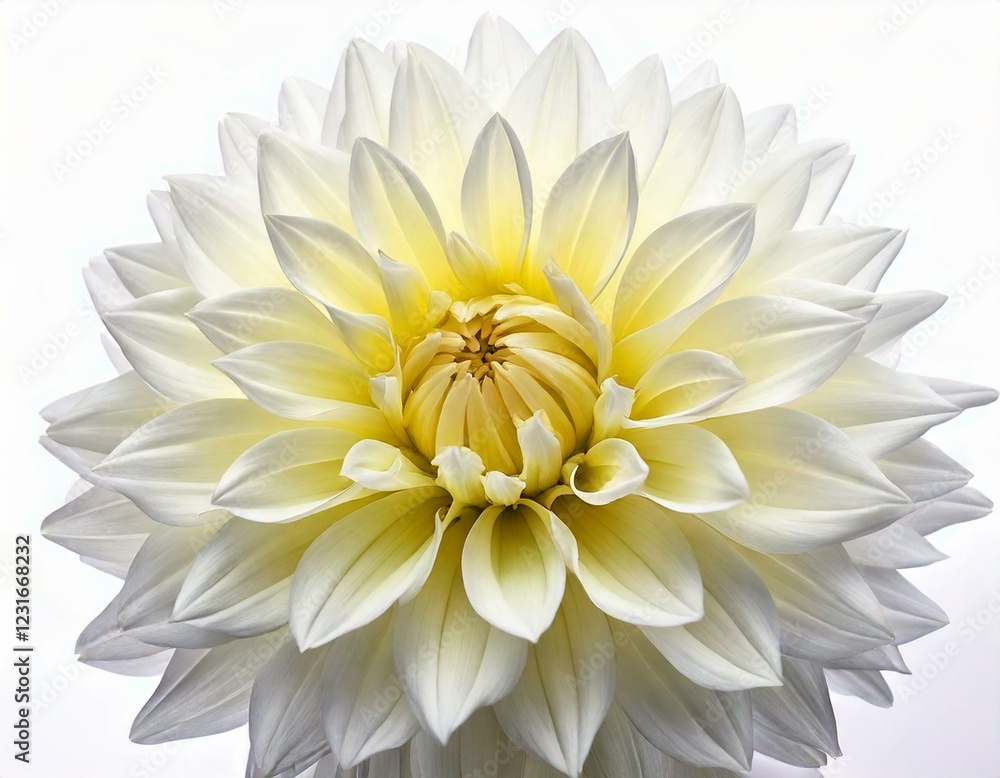 custom made wallpaper toronto digitalStudio Shot of White Color Dahlia Isolated on White Background. Macro.