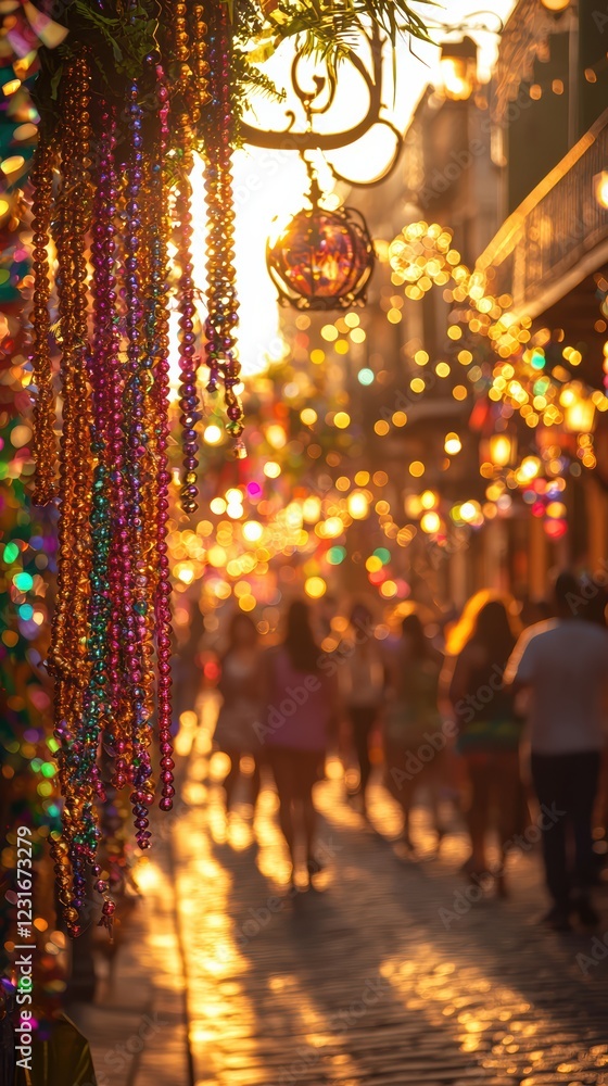 Mardi gras celebration colorful beads and energetic dancers Mardi gras celebration colorful beads and energetic dancers
