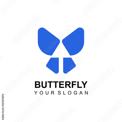 butterfly logo design