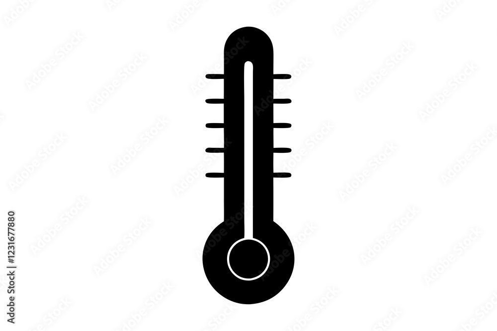 Thermometer Icon, Temperature Scale Symbol, Temperature Vector Sign Thermometer Icon, Temperature Scale Symbol, Temperature Vector Sign
