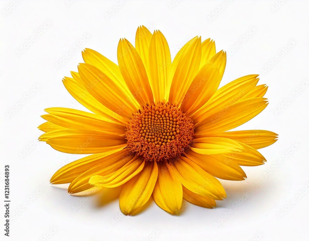 Yellow rose flower isolated on white Yellow rose flower isolated on white
