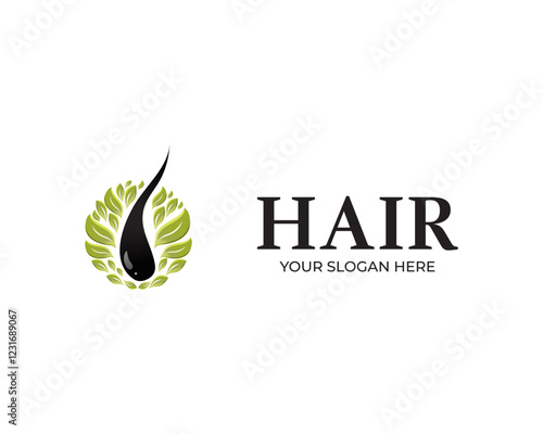 hair logo icon design template illustration	