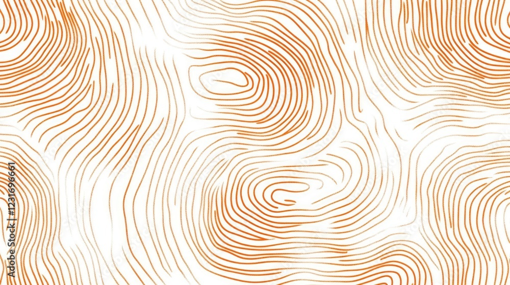 Isolated artistic fingerprint pattern with detailed loops and arches, displayed on white Isolated artistic fingerprint pattern with detailed loops and arches, displayed on white
